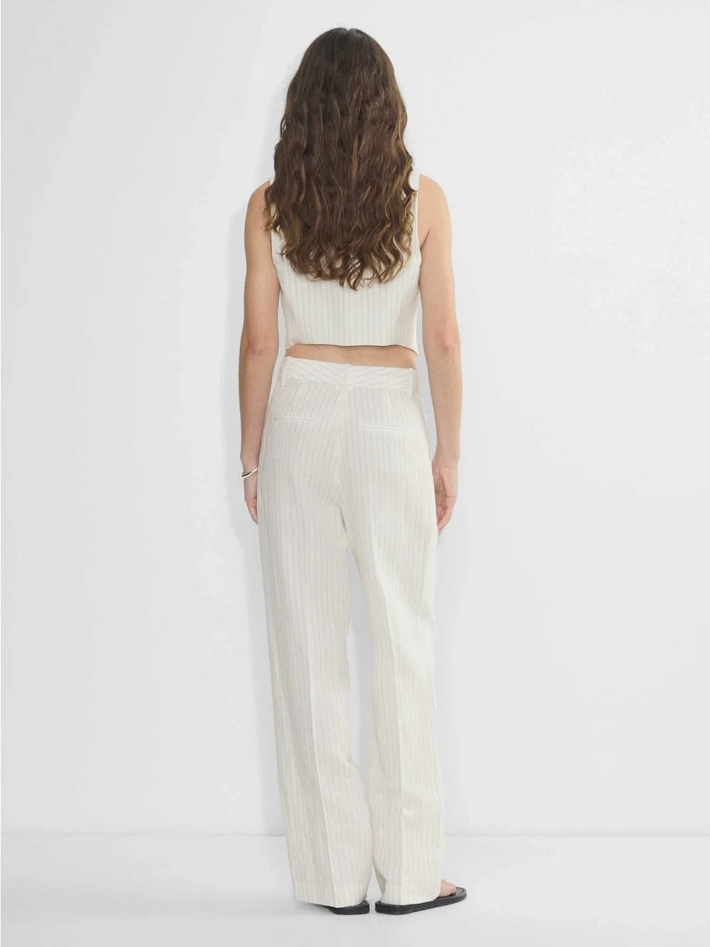 Aritzia The Effortless Pant CruiseLinen Tailored Linen Wide Leg Pants Size 0